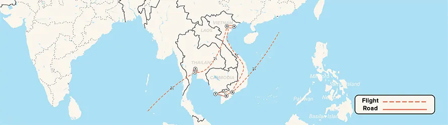 Bangkok to Vietnam Tour